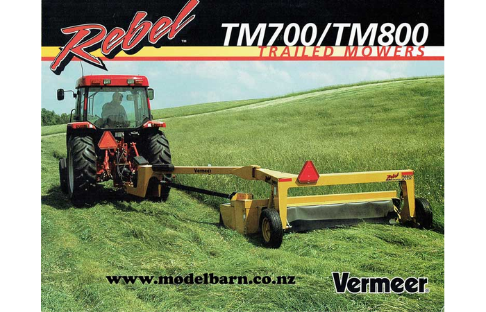 Vermeer Rebel TM700/TM800 Trailed Mowers Sales Brochure