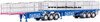 1/50 Freighter Flat Top B-Double Trailer Set "Ross Transport" (blue with pink fade)