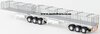 1/50 Freighter Flat Top B-Double Trailer Set (white)