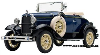 1/18 Ford Model A Roadster (1931, Riviera Blue)-ford-Model Barn