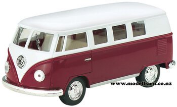 1/32 VW Kombi Bus (1962, maroon & white)-volkswagen-Model Barn