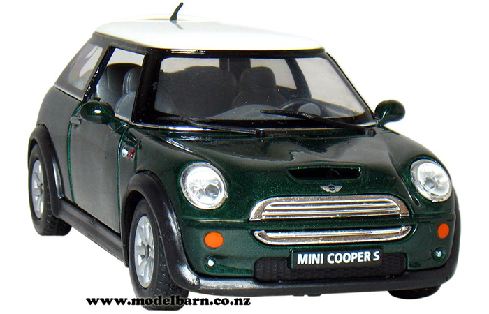1/28 Mini Cooper S (green & white)