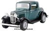 1/34 Ford 3-Window Coupe (1932, dark green)