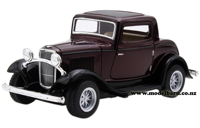 1/34 Ford 3-Window Coupe (1932, purple)