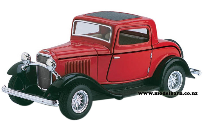 1/34 Ford 3-Window Coupe (1932, red)