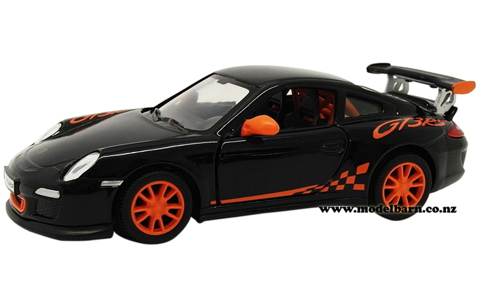 1/36 Porsche 911 GT3 RS (2010, black & orange)