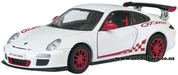 1/36 Porsche 911 GT3 RS (2010, white & red)-porsche-Model Barn