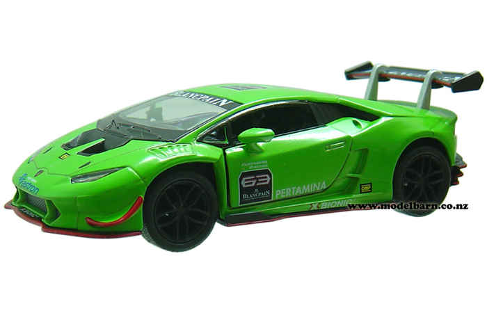 1/36 Lamborghini Huracan LP 620-2 Super Trofeo Race Car (green)