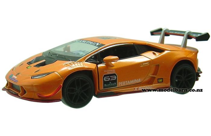 1/36 Lamborghini Huracan LP 620-2 Super Trofeo Race Car (orange)