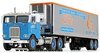 1/64 White Freightliner & Reefer Semi Trailer "Howard Johnson"