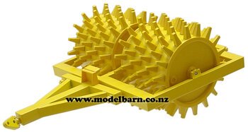 1/25 Sheep's Foot Roller (yellow)-other-farm-equipment-Model Barn
