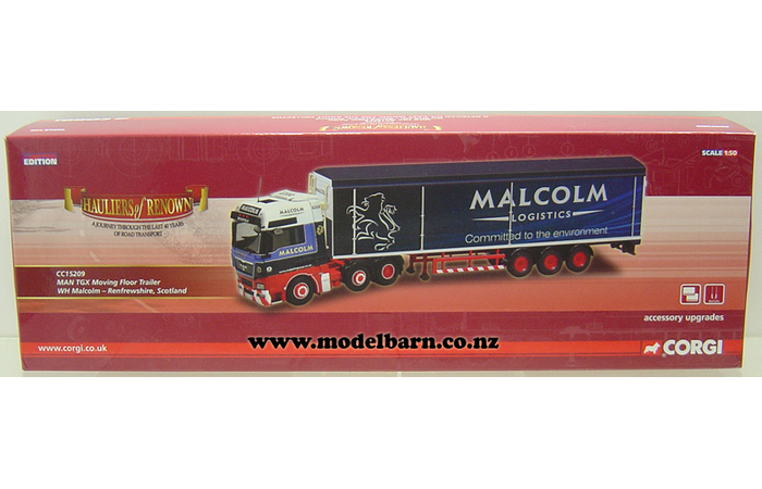 1/50 MAN TGA Prime Mover & Semi Moving Floor Trailer "Malcolm Logistics"