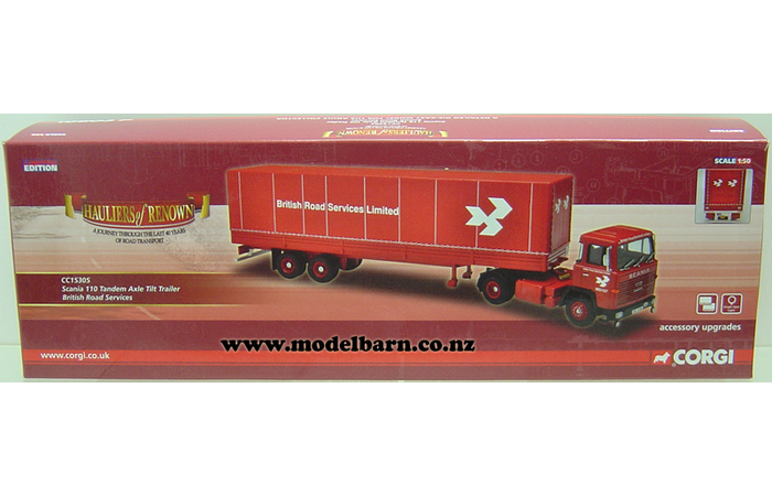 1/50 Scania 110 Prime Mover & Semi Box Trailer "British Road Services"