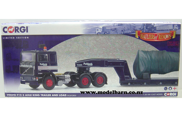 1/50 Volvo FH12 Prime Mover & 5-Axle Semi Low Loader Trailer "Pickfords"
