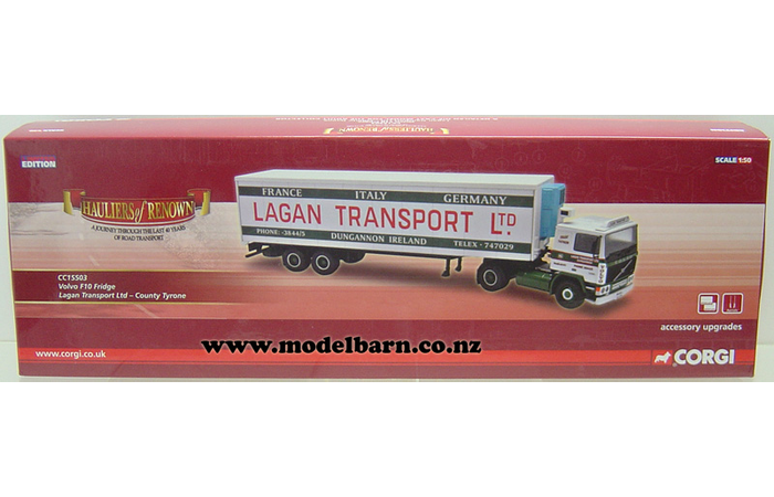 1/50 Volvo F10 Prime Mover & Semi Refer Trailer "Lagan Transport Ltd"