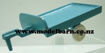 Small Farm Trailer (light blue, 105mm)-fun-ho-toys-Model Barn