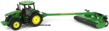 1/64 John Deere 7R 270 with John Deere C500 Mower Conditioner Set-john-deere-Model Barn