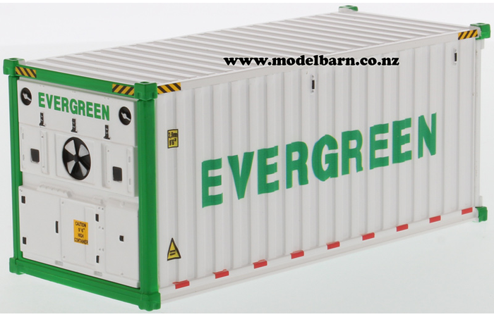 1/50 20ft Refer Shipping Container "Evergreen" (plastic)