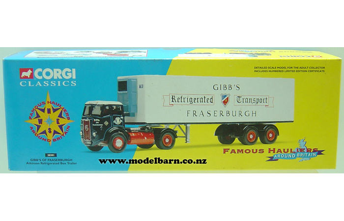 1/50 Atkinson Prime Mover & Semi Refer Trailer "Gibbs of Fraserburgh"