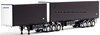 1/50 Freighter Eziliner B-Double Trailer Set (black)