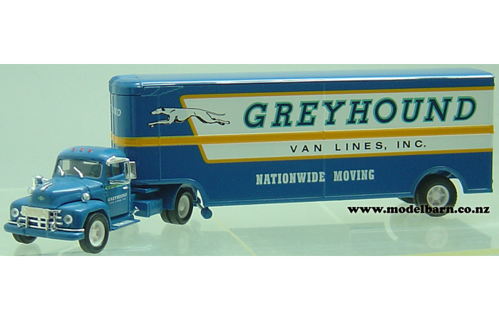 1/50 Diamond T 620 Prime Mover & Semi Box Trailer "Greyhound Van Lines"