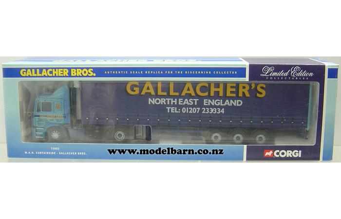 1/50 MAN Prime Mover & Semi Curtainside Trailer "Gallacher Bros"
