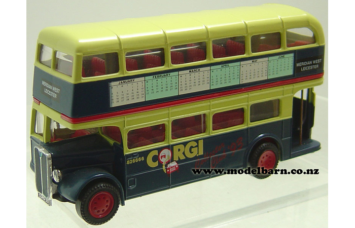 AEC Routemaster Bus "Meridian West Leicester" Corgi Collector Club 1993" (unboxed)