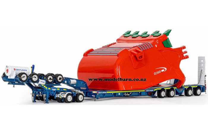 1/50 Drake 2x8 Dolly & 4x8 Low Loader Bucket Trailer with Bucket Combo "Centurion"