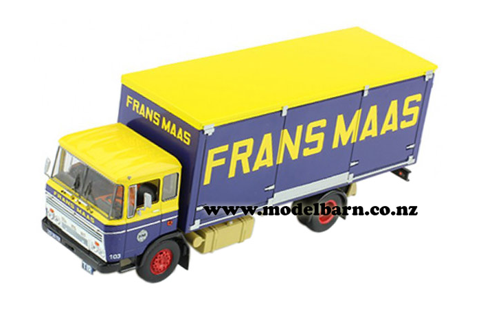 1/43 DAF 2600 Box Truck (1965, blue & yellow) "Frans Maas"