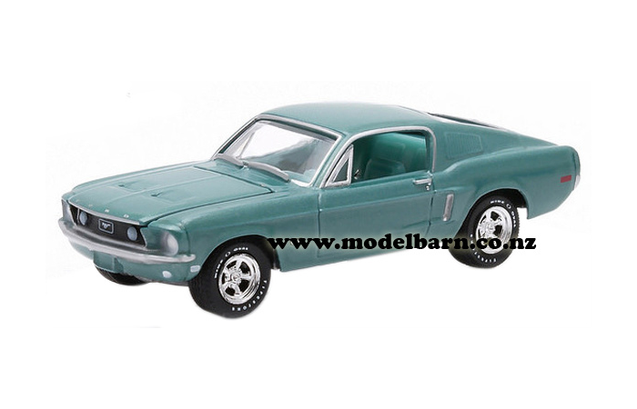 1/64 Ford Mustang GT (1968, turquoise)