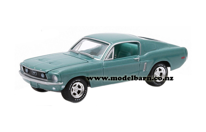 1/64 Ford Mustang GT (1968, turquoise)