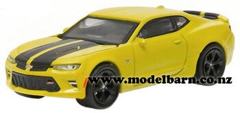 1/64 Chev Camaro SS (2016, yellow & black)-chevrolet-and-gmc-Model Barn