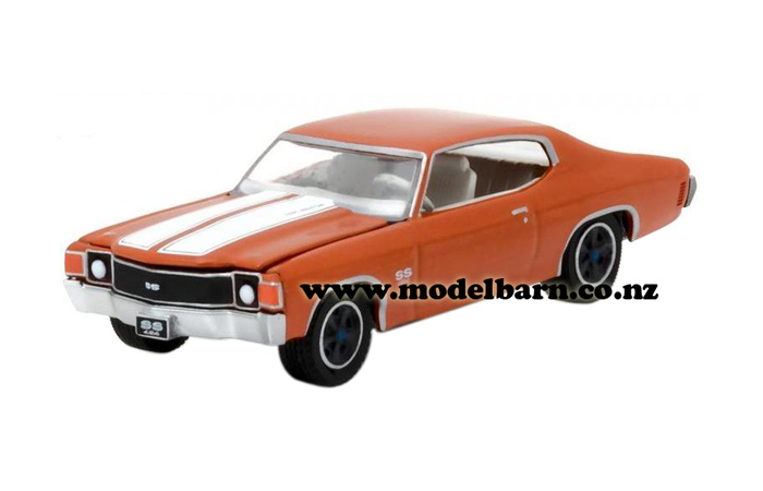 1/64 Chev Chevelle SS (1972, orange & white)