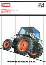 Case 1194 & 1294 Tractors Brochure-case-Model Barn