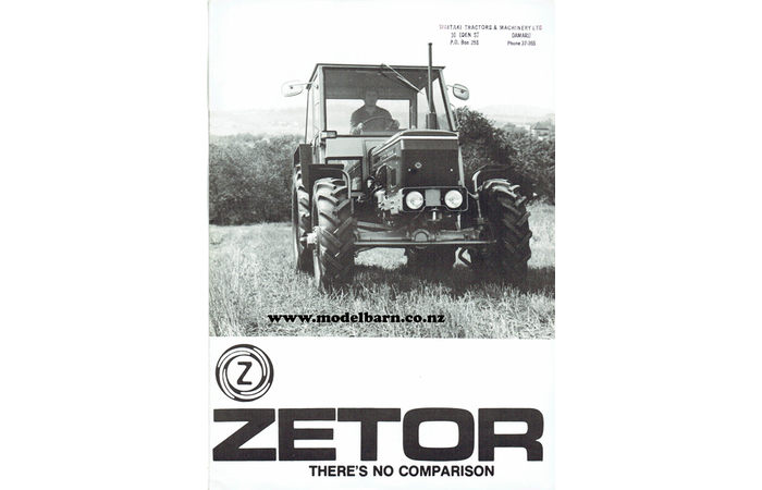 Zetor Tractors Sales Brochure