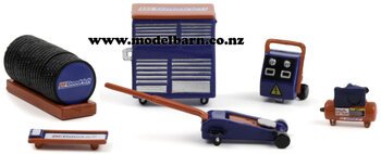 1/64 Workshop Garage Accessories Set (6) "BFGoodrich"-engines,-trailers-and-vehicle-accessories-Model Barn