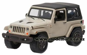 1/64 Jeep Wrangler (2016, white) "75th Aniversary Edition"-jeep-Model Barn