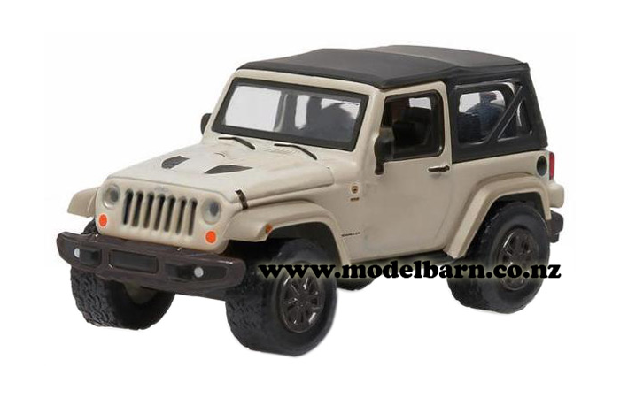 1/64 Jeep Wrangler (2016, white) "75th Aniversary Edition"