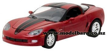 1/64 Chev Corvette Z06 (2012, red & black)-chevrolet-and-gmc-Model Barn