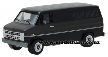 1/64 Chev G20 Van (1986, black)-chevrolet-and-gmc-Model Barn