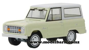 1/64 Ford Bronco (1966, cream & white) -ford-Model Barn