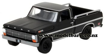 1/64 Ford F-100 Pick-Up with Tie Rails (1968, black)-ford-Model Barn