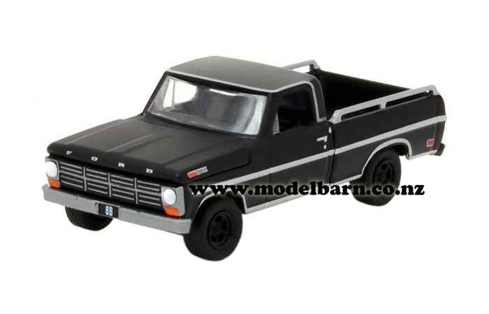 1/64 Ford F-100 Pick-Up with Tie Rails (1968, black)
