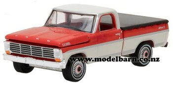 1/64 Ford F-100 Pick-Up (1967, red, white & black)-ford-Model Barn