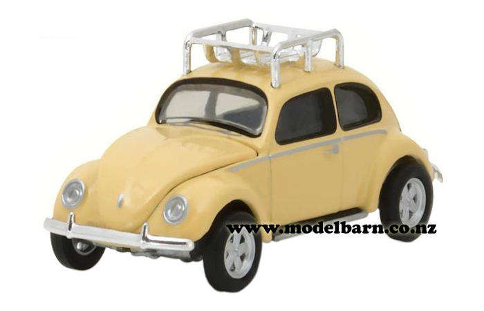 1/64 VW Beetle with Roof Rack (1948, lemon)