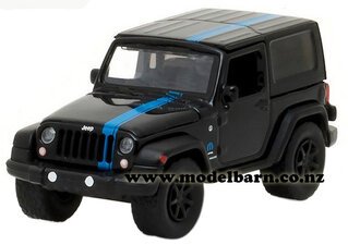 1/64 Jeep Wrangler (2010, black) "Mopar"-jeep-Model Barn