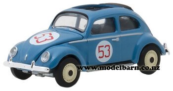 1/64 VW Beetle Race Car (1953, blue)-volkswagen-Model Barn