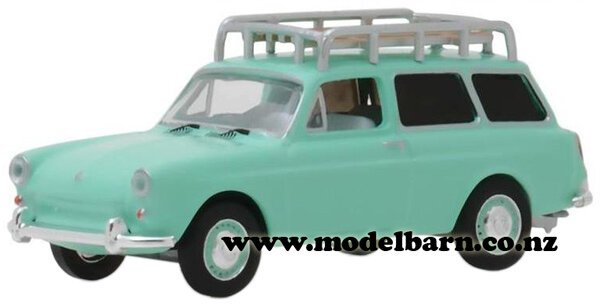 1/64 VW Squareback Station Wagon (1965, turquoise) - Vehicles