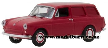 1/64 VW Squareback Station Wagon (1968, dark red)-volkswagen-Model Barn