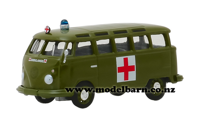 1/64 VW Samba Army Bus Ambulance (1964. green)
